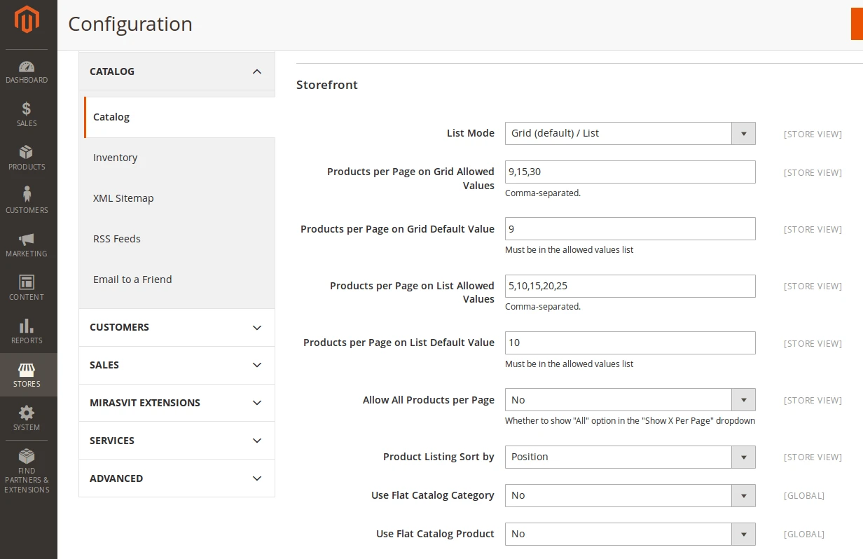 Enabling Flat categories in Magento 2