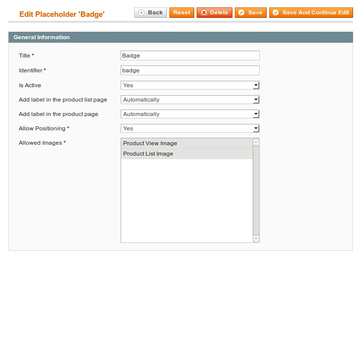 Placeholder / General Information