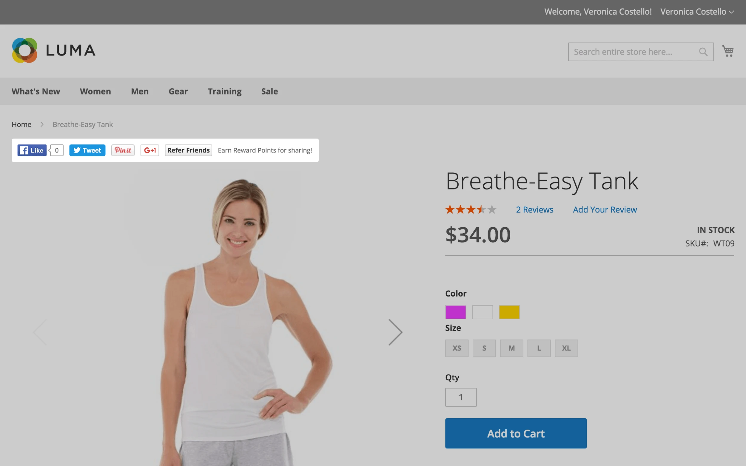 Rewarding for social networks sharing.