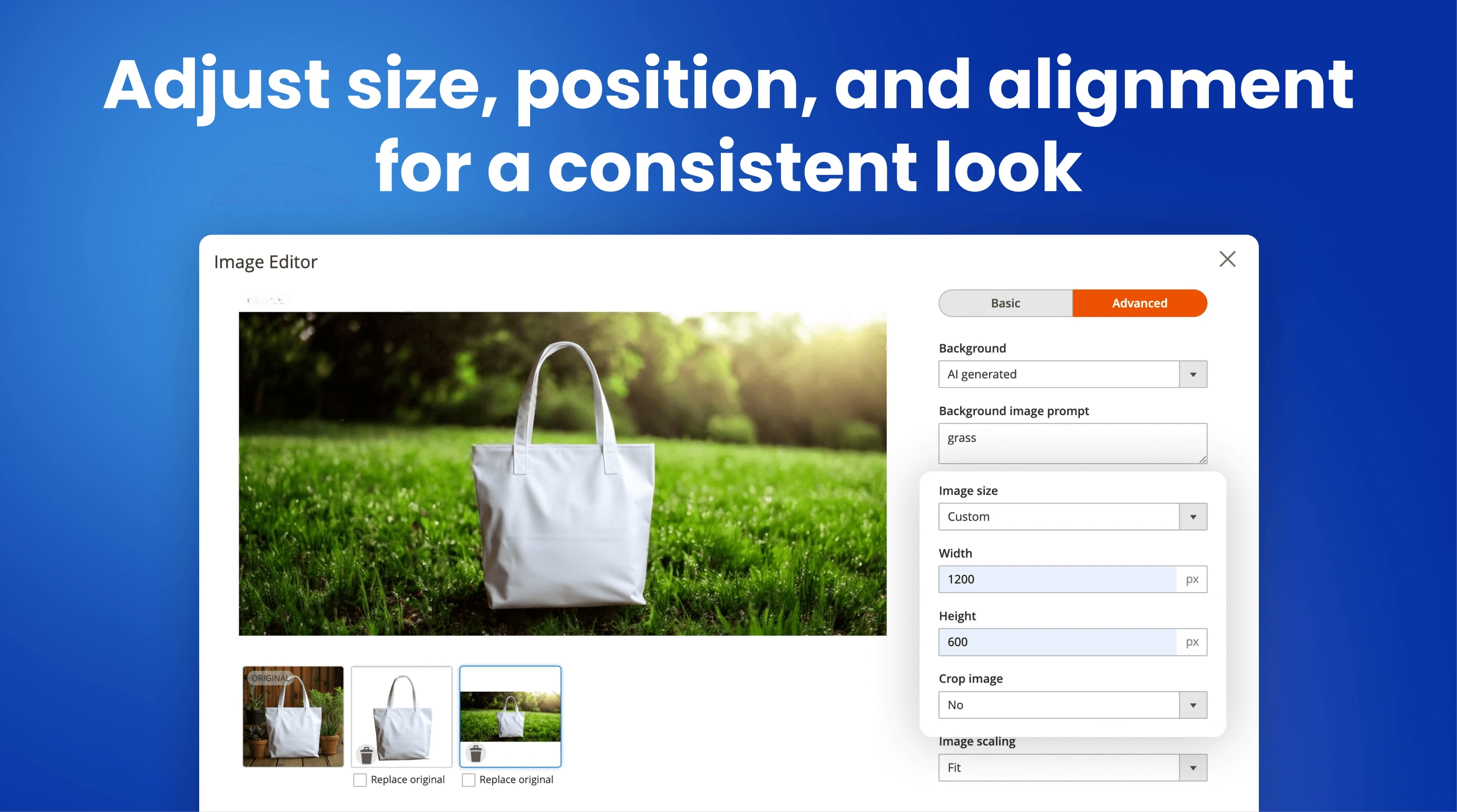 Image Editor with AI in Magento