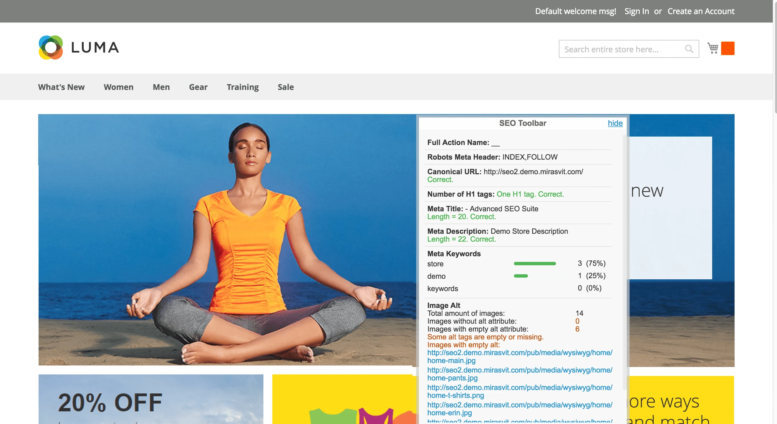 Advanced SEO Suite Update Toolbar