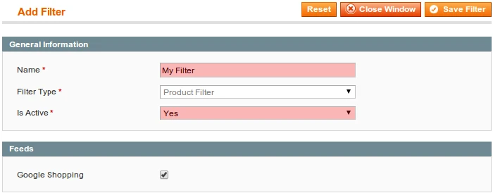 magento data feed