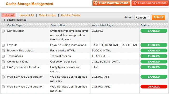 magento search no results