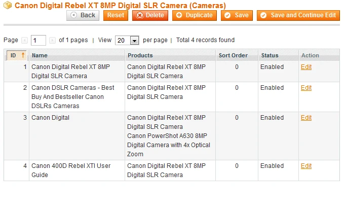 Videos attached to product