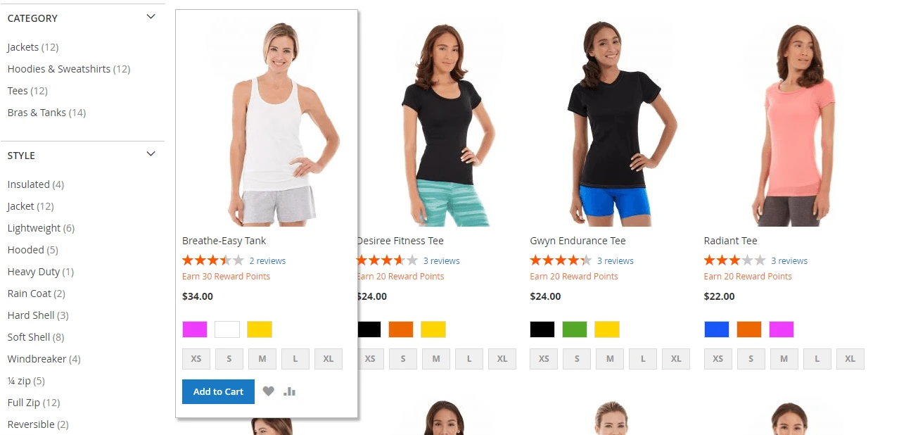 Amount of points able to earn