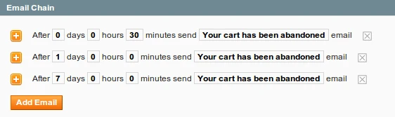 magento send follow up