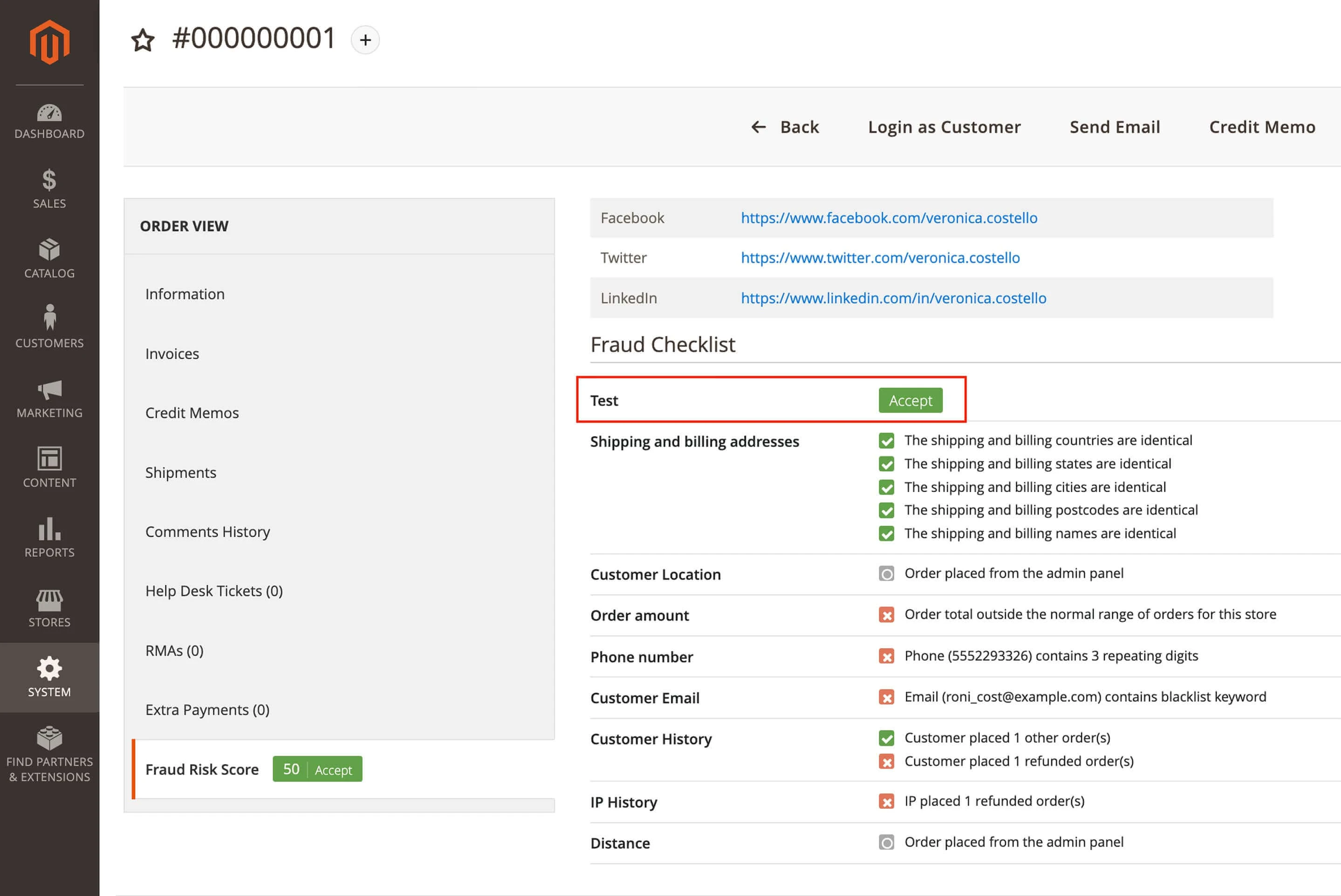 Example for custom rule