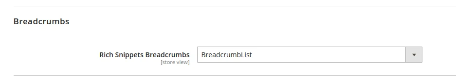 BreadcrumbList enabling