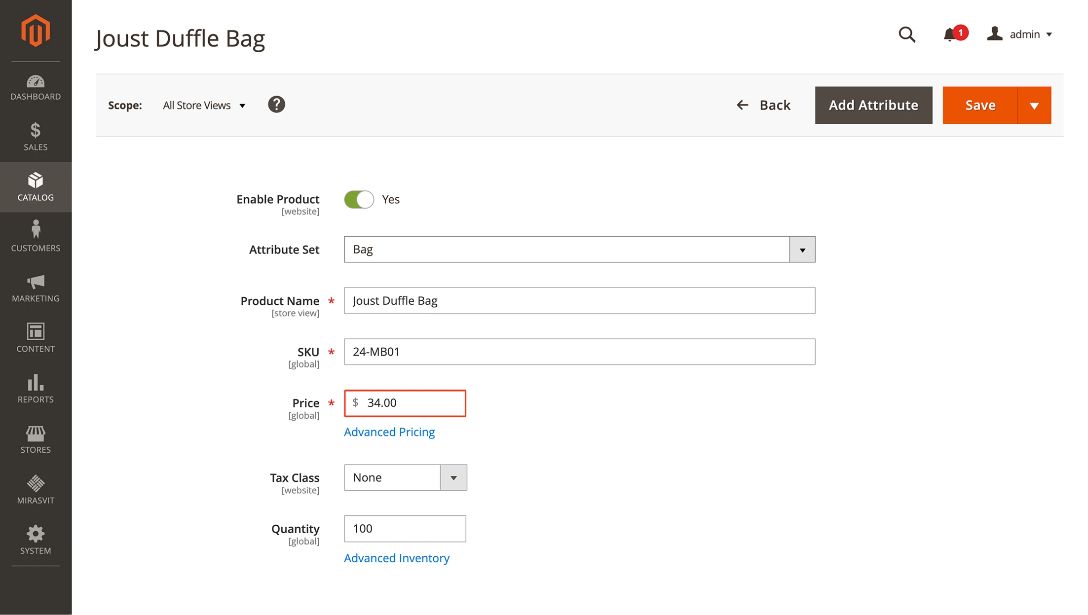 Define the regular price
