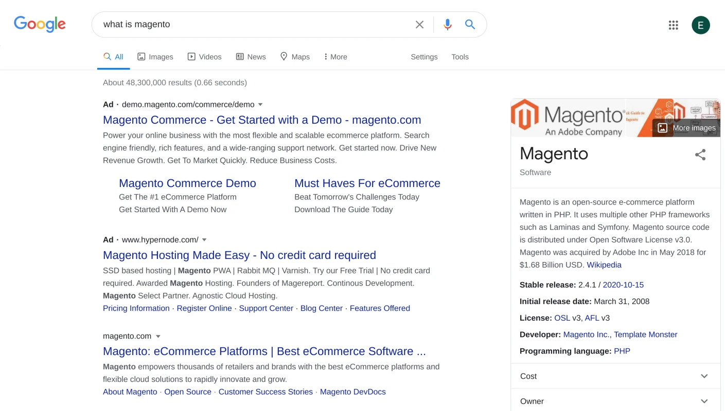 example informational query