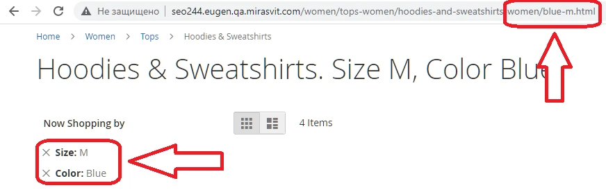 Humans can read enhanced URLs because they show all the information in words