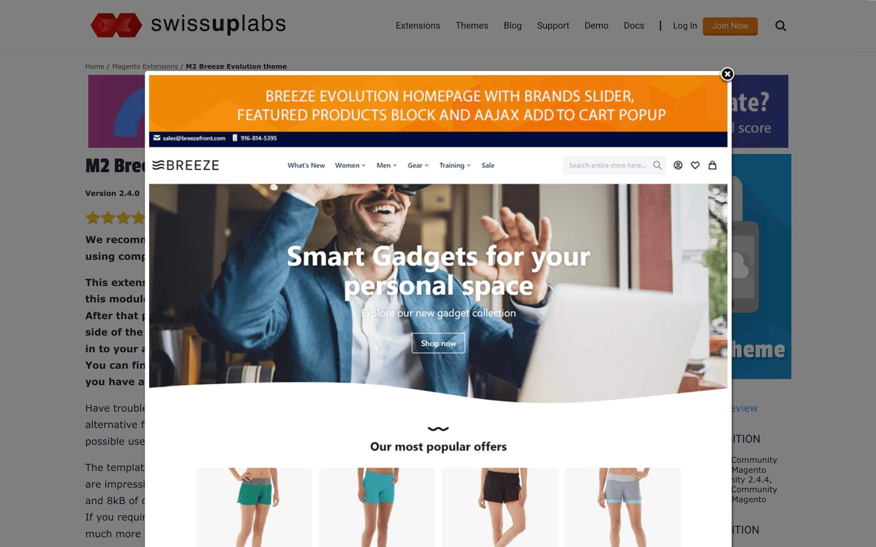 Magento 2 Breeze Theme