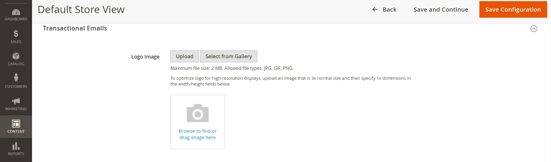 Magento2 editing template content
