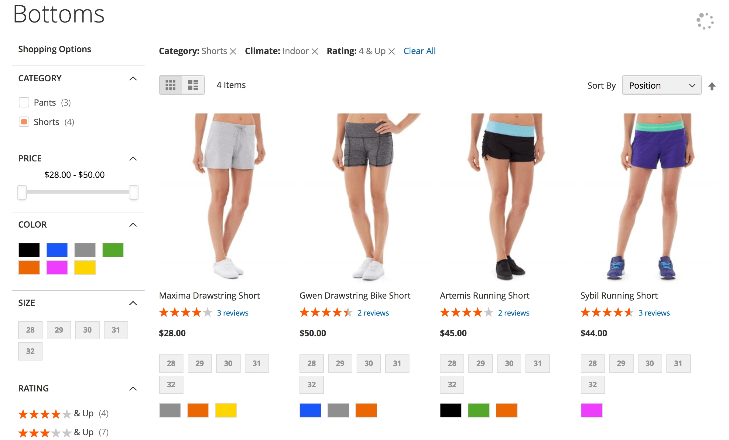 Improved layered navigation for Magento 2. Left side filters