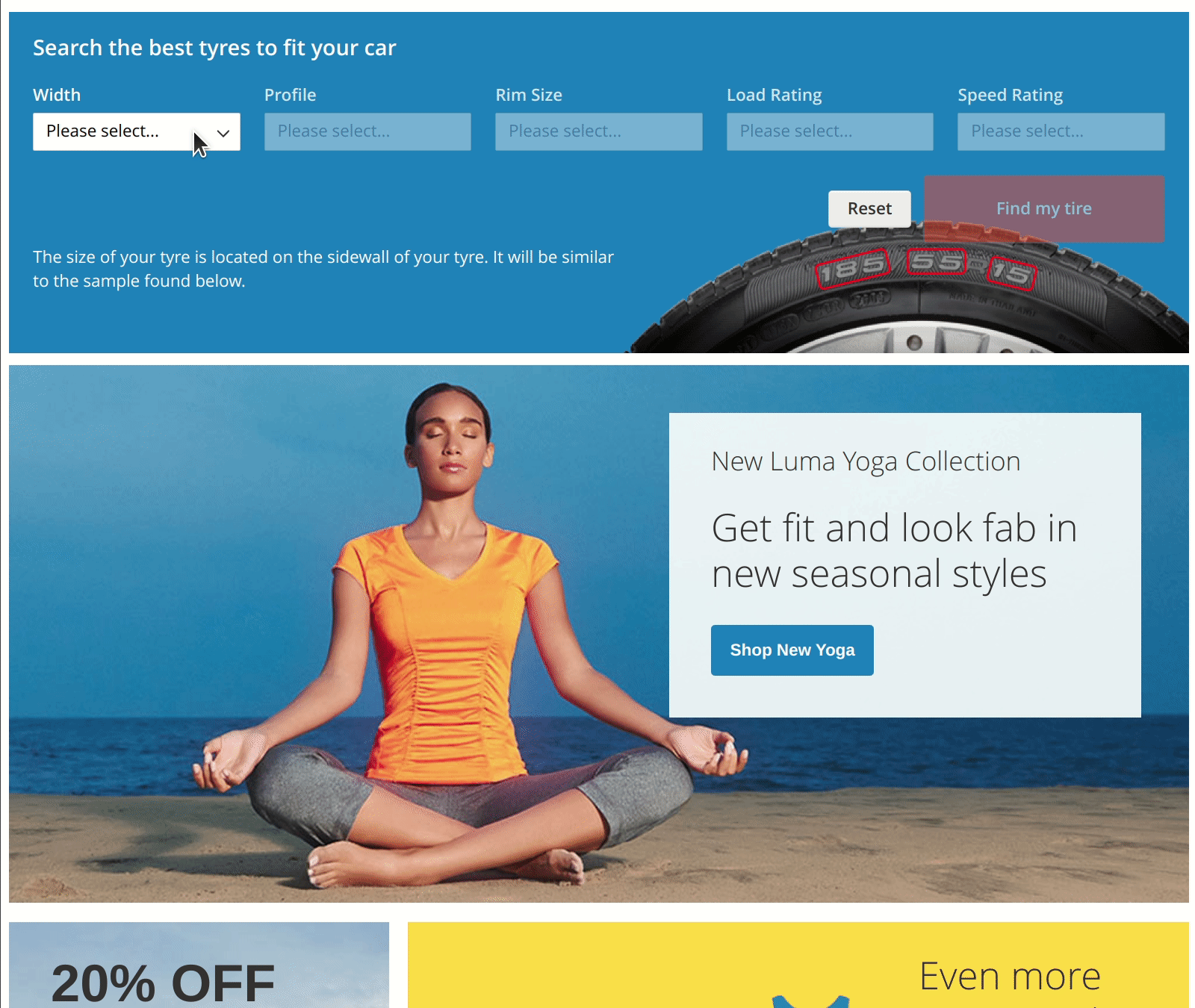 Filter behavior in Magento 2 Product Finder module