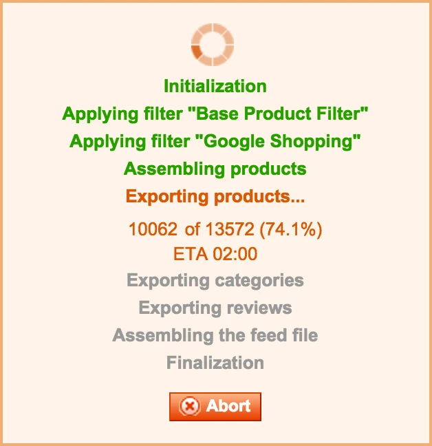 magento product feed