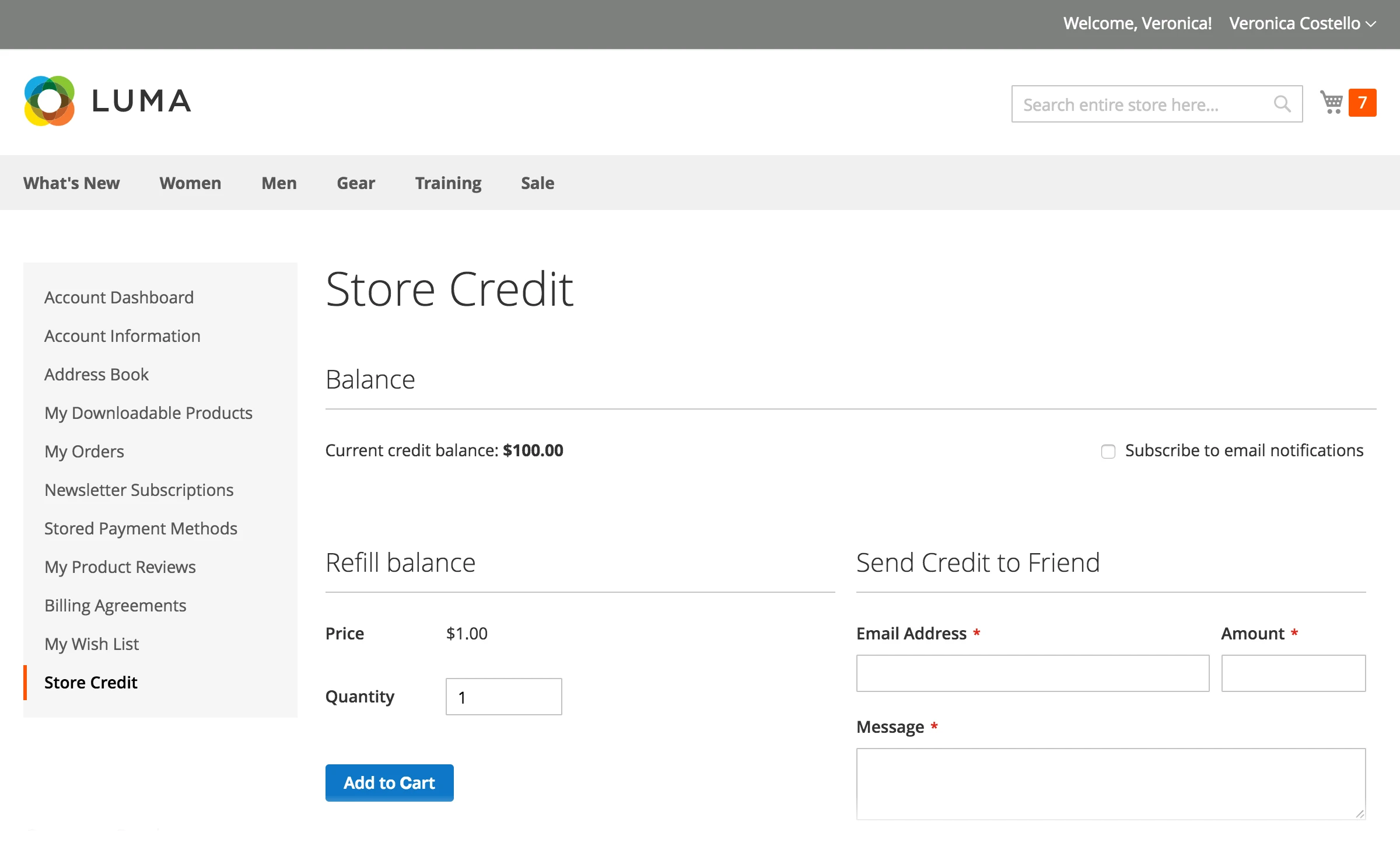 Store Credit & Refund