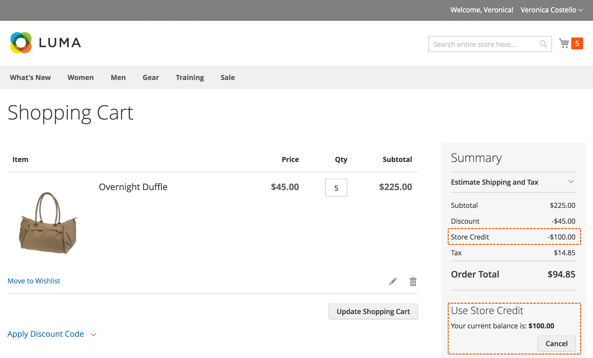 Store Credit & Refund