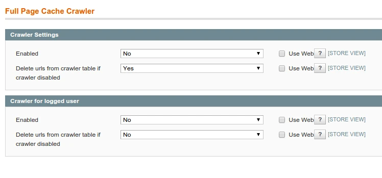 FPC crawler settings
